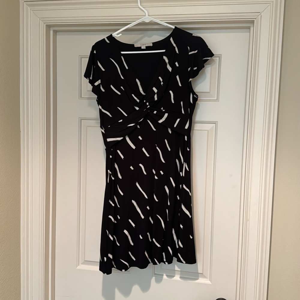 Black & White Pattern Dress
